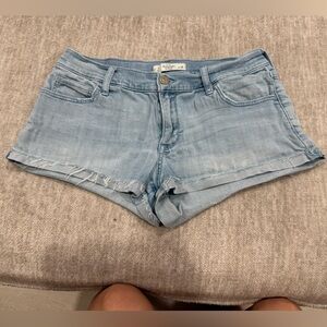 Abercrombie & Fitch Light Wash Jean Shorts